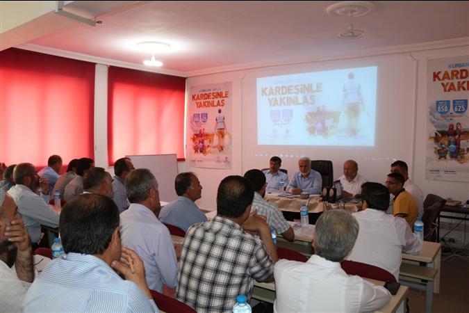 Ağrı'da Vekalet ile kurban kesim toplantısı yapıldı