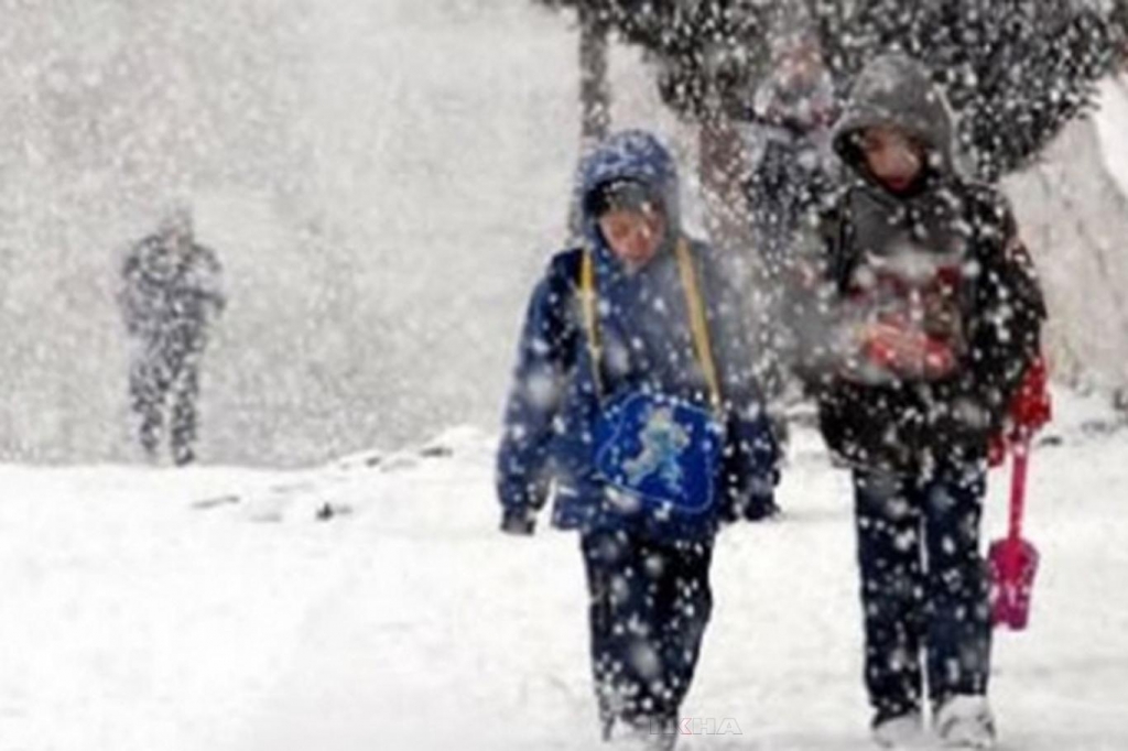 Ağrı’da olumsuz hava koşulları nedeniyle okullar tatil edildi