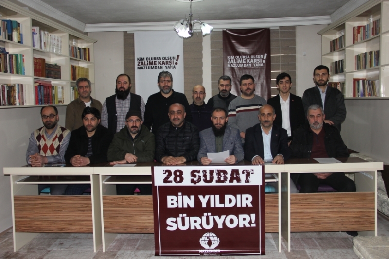 MAHPUSLAR VE AİLELERİ İÇİN BİN YILDIR SÜREN 28 ŞUBAT ZULMÜ SON BULSUN!