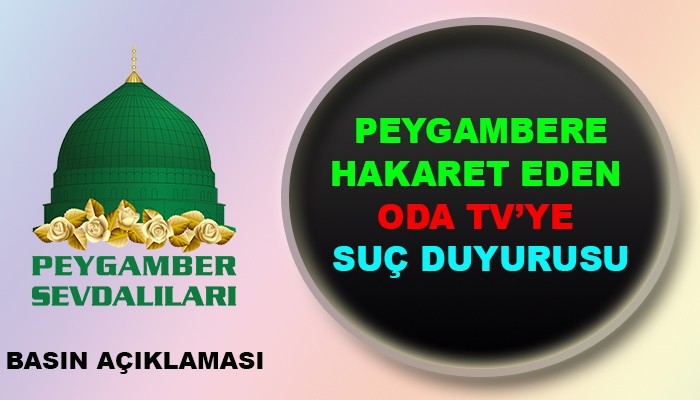 Peygamber Sevdalıları Vakfından basın açıklaması