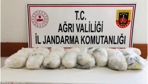 Ağrı’da 30 kilo uyuşturucu ele geçirildi 