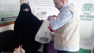 Bingöl Umut Kervanı, bin 111 aileye yardım ulaştırdı