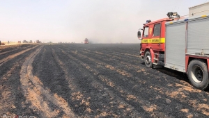 Çiftçilerin bir yıllık emeği kül oldu 