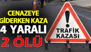 Ağrı'ya taziyeye gelen aile trafik kazası geçirdi: 2 ölü