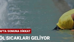 Çöl sıcakları geliyor