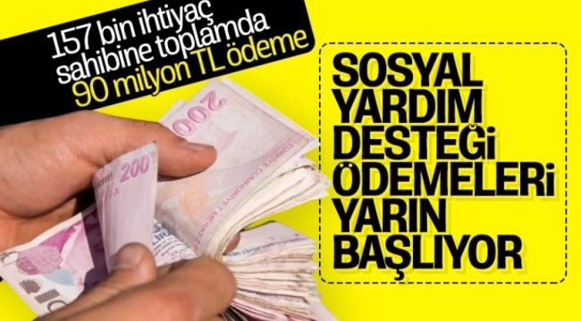 Sosyal yardım destekleri 24 Ağustos'ta ödenecek