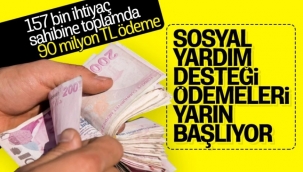 Sosyal yardım destekleri 24 Ağustos'ta ödenecek
