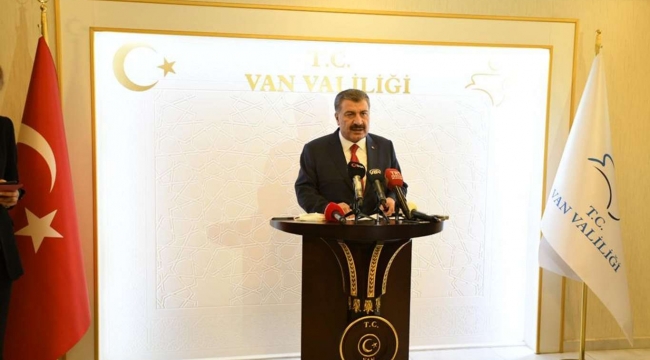 Bakan Koca: "Salgında artış yaşanıyor, Van'da vaka sayısı 2 katına çıktı"