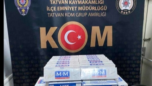 Bitlis'te 2 bin paket gümrük kaçağı sigara ele geçirildi