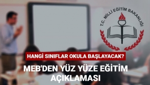Okul öncesi ve birinci sınıflar okula başlayacak