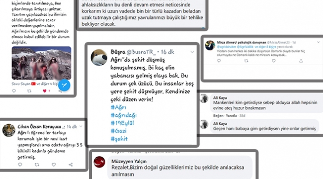 Ukraynalı kadın dağcıların Ağrı Dağı'ndaki rezaletine sosyal medyadan tepki