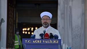Diyanet İşleri Başkanı Erbaş, Ağrı'da cami açılışına katıldı 