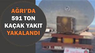 Ağrı’da 26 tanker Fuel-Oil ele geçirildi