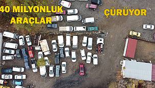Ağrı'da milyonluk araçlar çürüyor