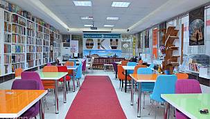 Diyarbakır'da tasarımıyla dikkat çeken kütüphane 