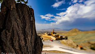 Doğubayazıt'ın havadan görüntülenen baş yapıtları tarihi yolculuğa çıkarıyor 