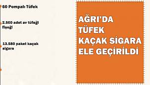 Onlarca tüfek ve mühimmat ele geçirildi