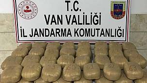 Van'da 66 kilogram toz esrar ele geçirildi 