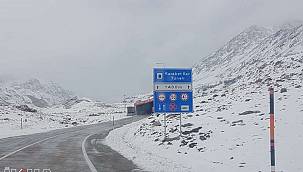 Van'da mevsimin ilk karı yağdı 