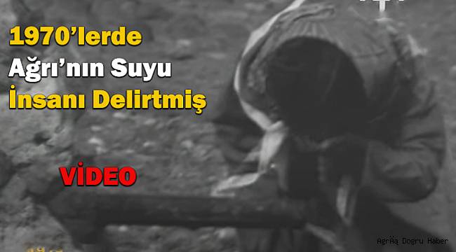 Ağrı'nın içme suyu insanı deli etmiş