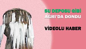 Ağrı'da dondurucu soğuklar etkisini sürdürüyor