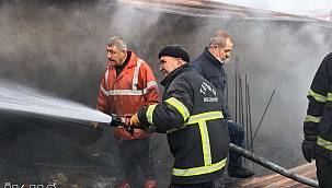 Çıkan yangın korkuttu 