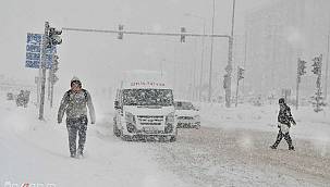 Fırtına ve kar yağışı uyarısı 