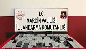 Mardin'de 85 adet kaçak cep telefonu ele geçirildi 