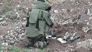 Mühimmat ile patlayıcı ele geçirildi 