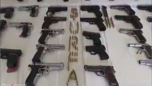 40 adet tabanca ele geçirildi 