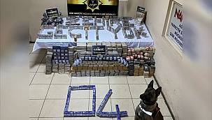 Ağrı'da 382 kilogram uyuşturucu ele geçirildi 