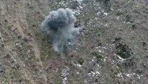 Ele geçirilen havan mühimmatı imha edildi 