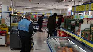 Zincir marketler denetlendi