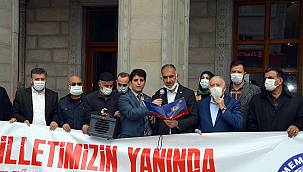 Ağrı'daki SKT'lardan basın açıklaması 