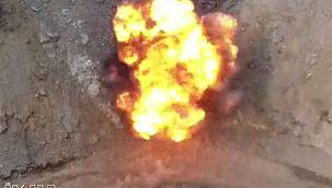 Bitlis'de ele geçirilen patlayıcılar imha edildi