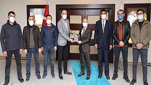 Çalışan Gazeteciler Cemiyeti valiyi ziyaret etti 