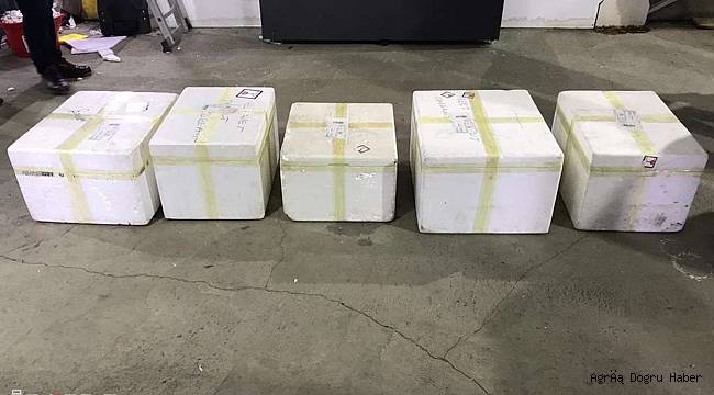 Kargo aracında 40 kilogram eroin çıktı