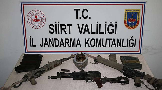 PKK'ye ait silah ve mühimmat ele geçirildi