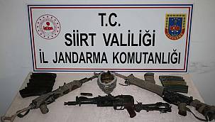PKK'ye ait silah ve mühimmat ele geçirildi 