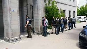 Ağrı'da operasyon 12 kişi gözaltına alındı 