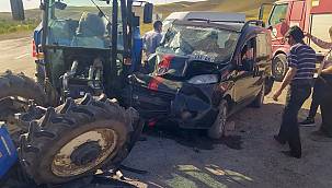 Ağrı'da trafik kazası; 2 yaralı 
