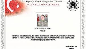 PKK'nın attığı füzelerle bir asker vefat etti 