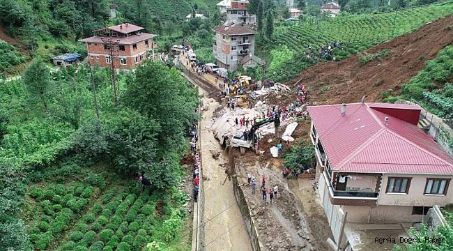 Rize ve Artvin'deki riskli bölgelerde bulunan 303 kişi tahliye edildi