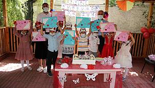 Ağrı'da eğitimlerini tamamlayan 4-6 yaş grubu öğrenciler için kapanış programı düzenlendi