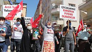 Van'da evlat nöbeti tutan annelerin 20'inci haftası doldu 