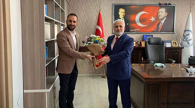 Peygamber Sevdalıları Vakfı Ağrı İl Temsilciliğinden Müftü Topçu'ya ziyaret