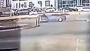 Ağrı'daki kaza anının güvenlik kamerası kayıtları ortaya çıktı 