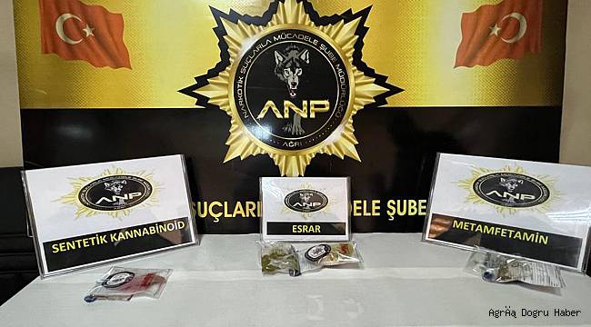 Ağrı'da uyuşturucu satıcısı 6 kişi tutuklandı