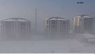 Kar ve Sis'in etkili olduğu Ağrı'da 32 köy yolu ulaşıma kapandı 