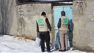 Ağrı Umut Kervanı ihtiyaç sahibi ailelere 100 bin TL değerinde yardımda bulundu 